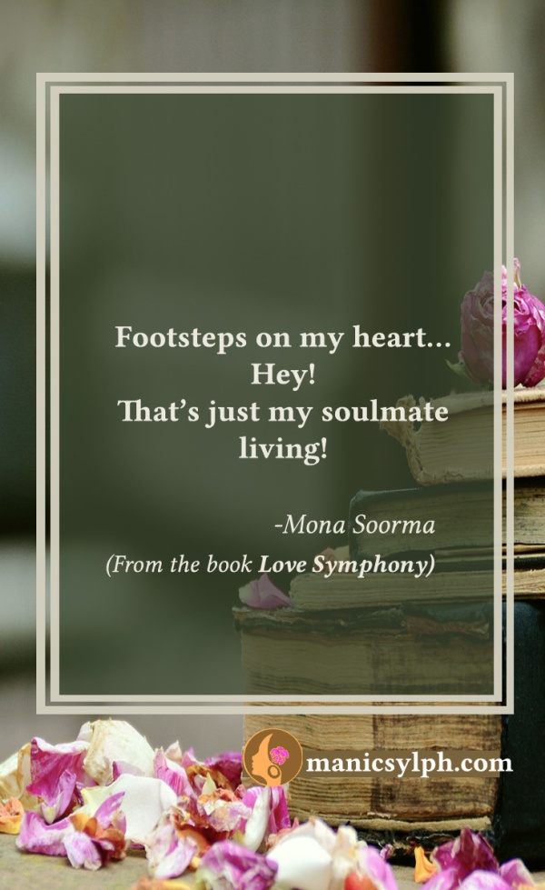 Together in Thoughts - Quote from the book LOVE SYMPHONY by Mona Soorma