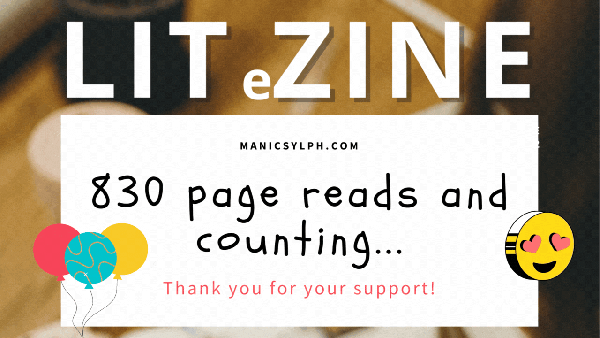 The LIT eZINE Magazine is 30 days old today. We've got 830 page reads and counting... Thank you for your support.