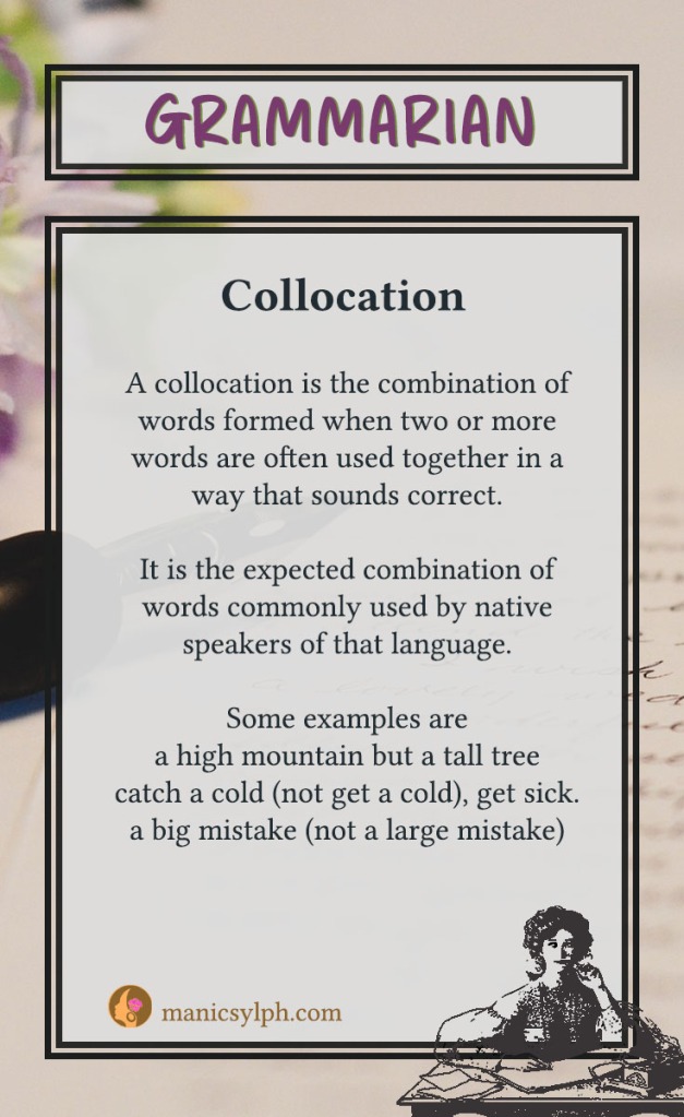 Grammarian- Collocation